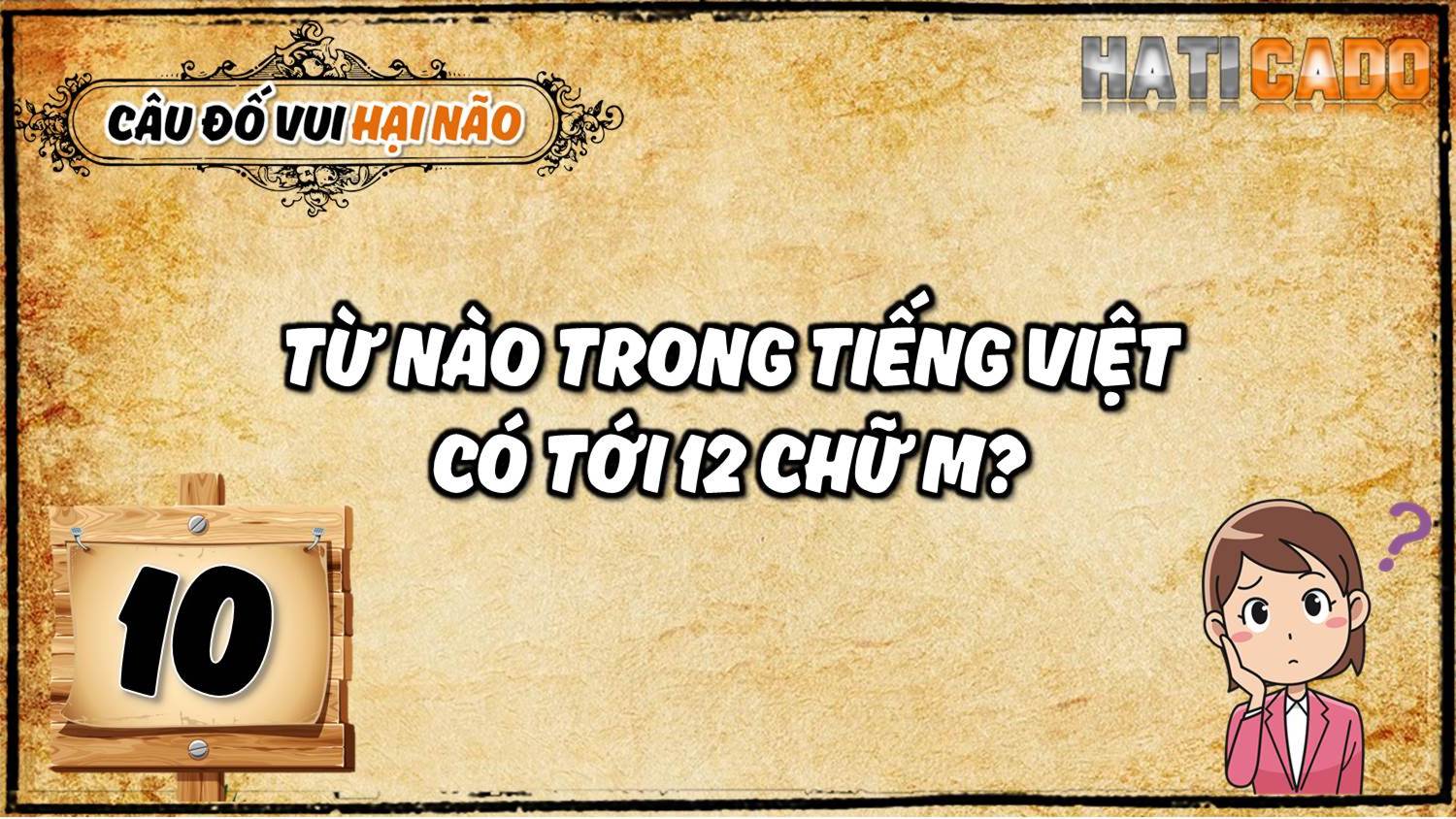 Cau do vui hai nao co dap an tap 10 cau do nhanh nhu chop tro choi tri tue Haticado