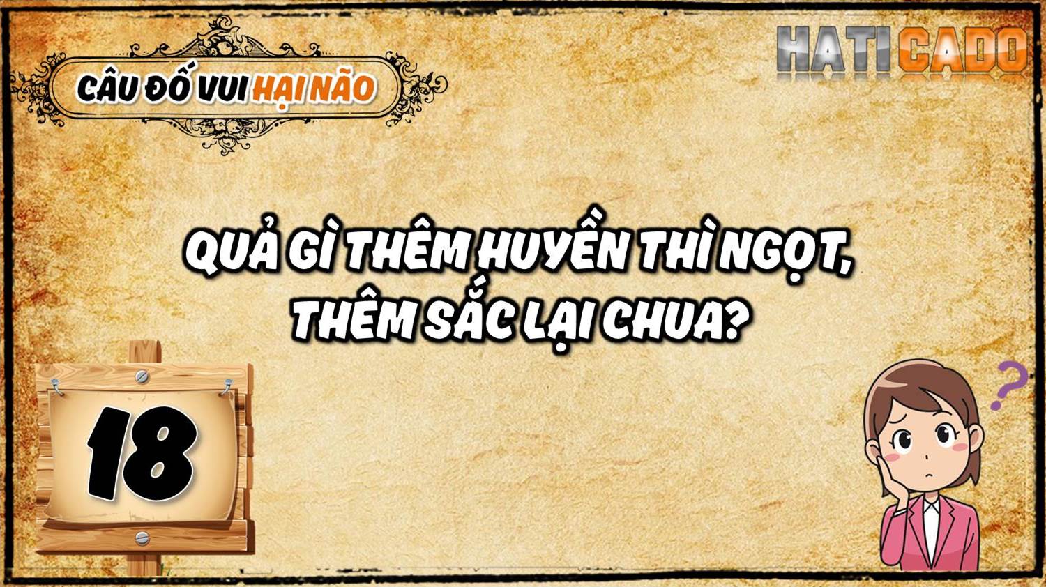 Cau do vui hai nao co dap an tap 18 cau do nhanh nhu chop tro choi tri tue Haticado