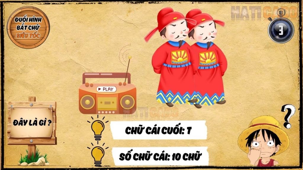 Đuổi hình bắt chữ có đáp án #95. Đuổi hình bắt chữ 2022. Đuổi hình bắt chữ có đáp án, đuổi hình bắt chữ khó; đuổi hình bắt chữ siêu tốc; đuổi hình bắt chữ; game đuổi hình bắt chữ; duoi hinh bat chu; nhìn hình đoán chữ; Đố vui hack não Haticado